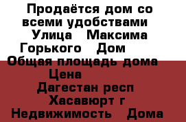 Продаётся дом со всеми удобствами › Улица ­ Максима Горького › Дом ­ 84 › Общая площадь дома ­ 65 › Цена ­ 1 750 000 - Дагестан респ., Хасавюрт г. Недвижимость » Дома, коттеджи, дачи продажа   